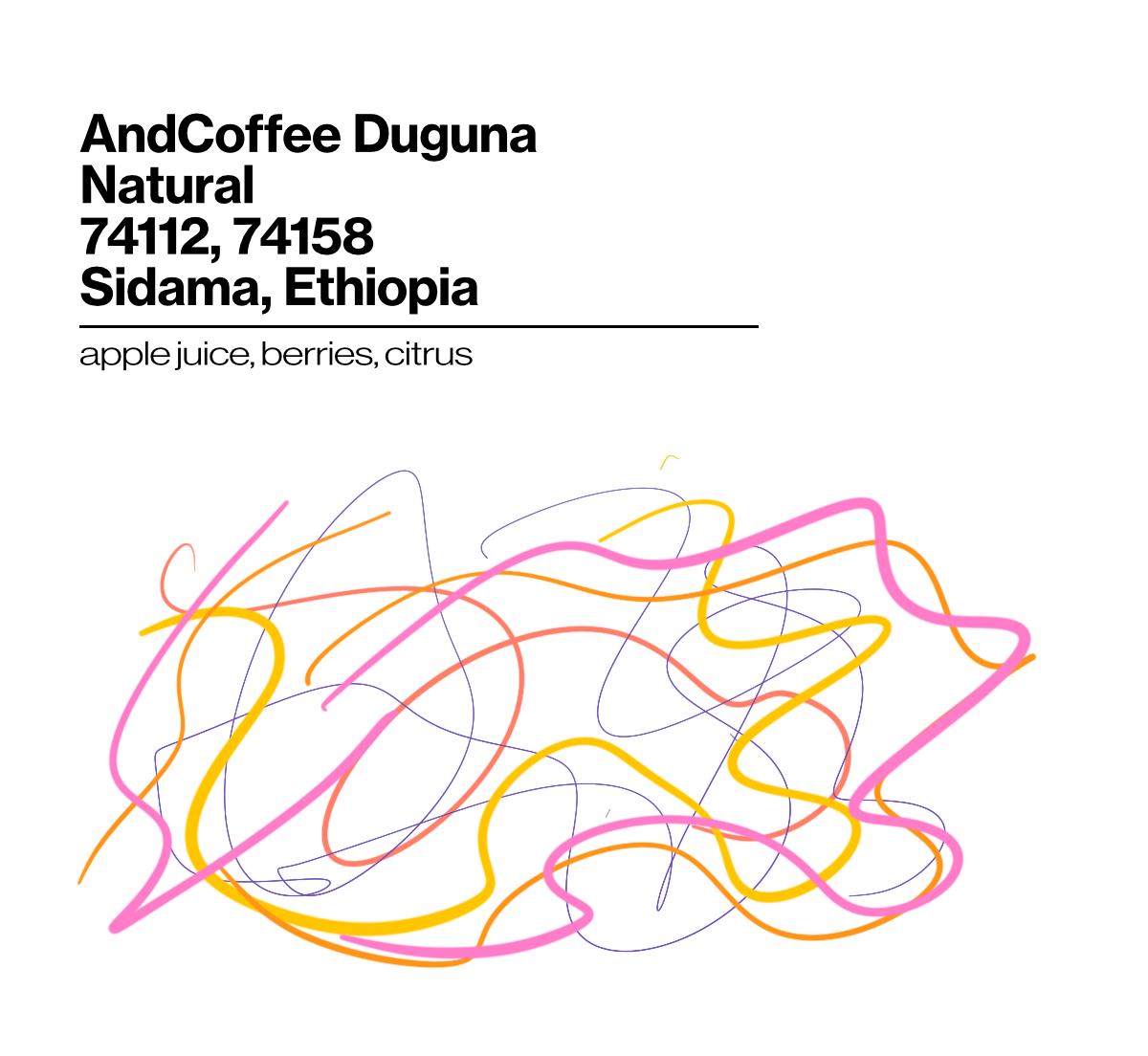 Andcoffee Duguna - Natural - 74112, 74158 - 200g (7.05oz) - Roasted 09/30/2026