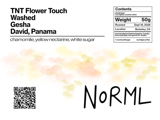 TNT Flower Touch - Washed - 50g (1.76oz) - Roasted 09/16/2026