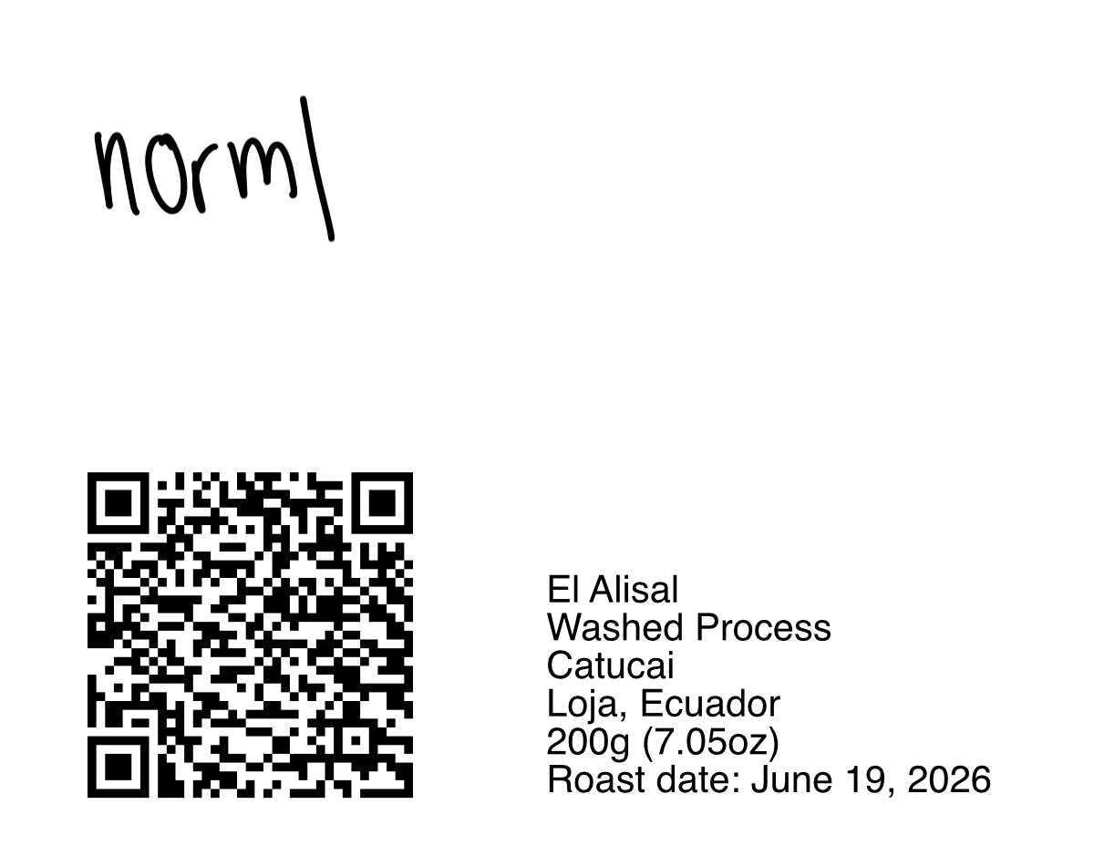 El Alisal Washed Catucai - 200g (7.05oz) - Roasted 06/19/2026