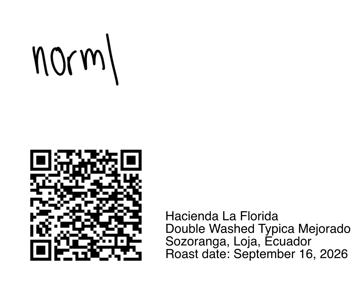 Hacienda La Florida — roast date September 16, 2026